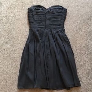 J crew bridesmaid grey sleeveless dress
